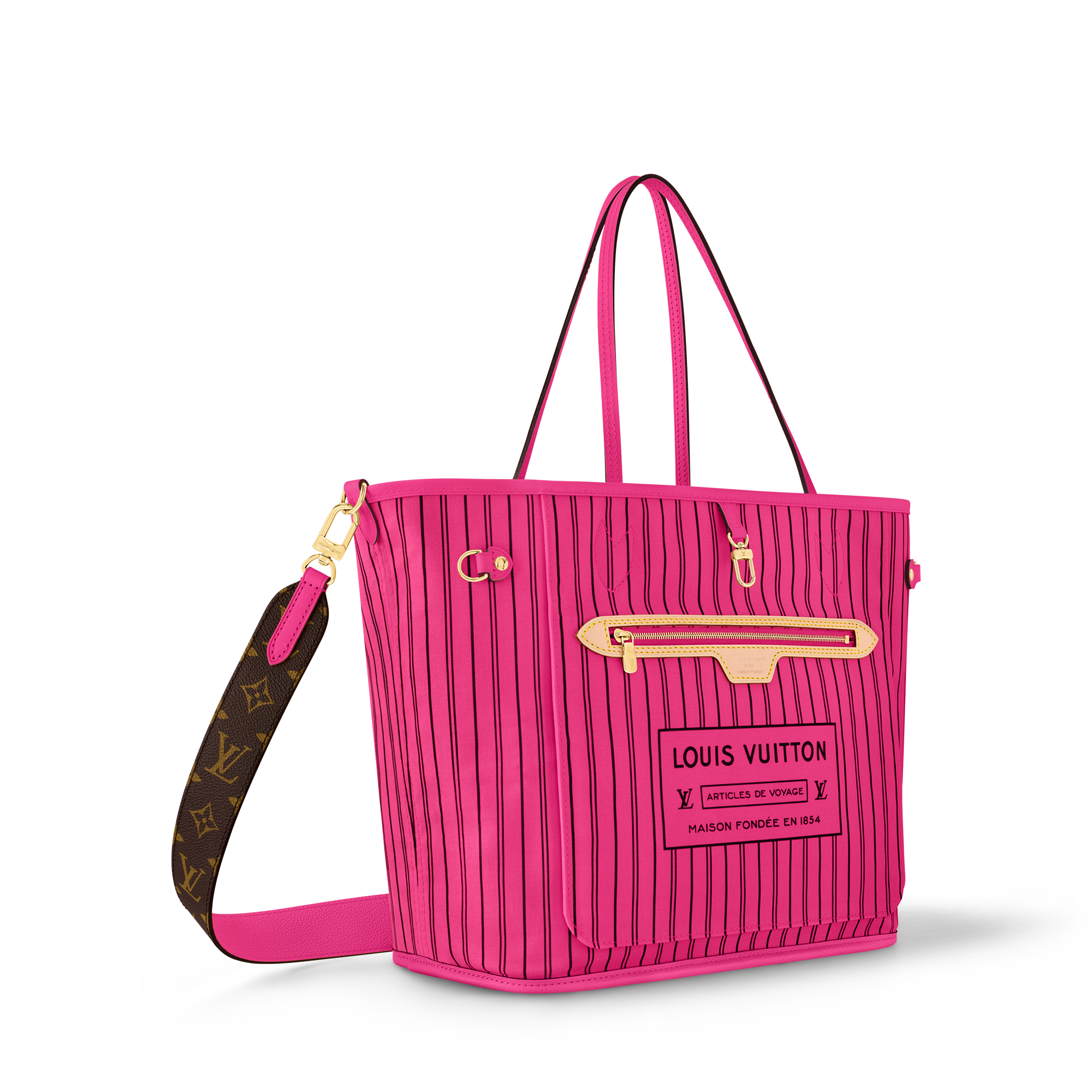 Neverfull Bandoulière Inside Out MM Monogram - Bags and Small